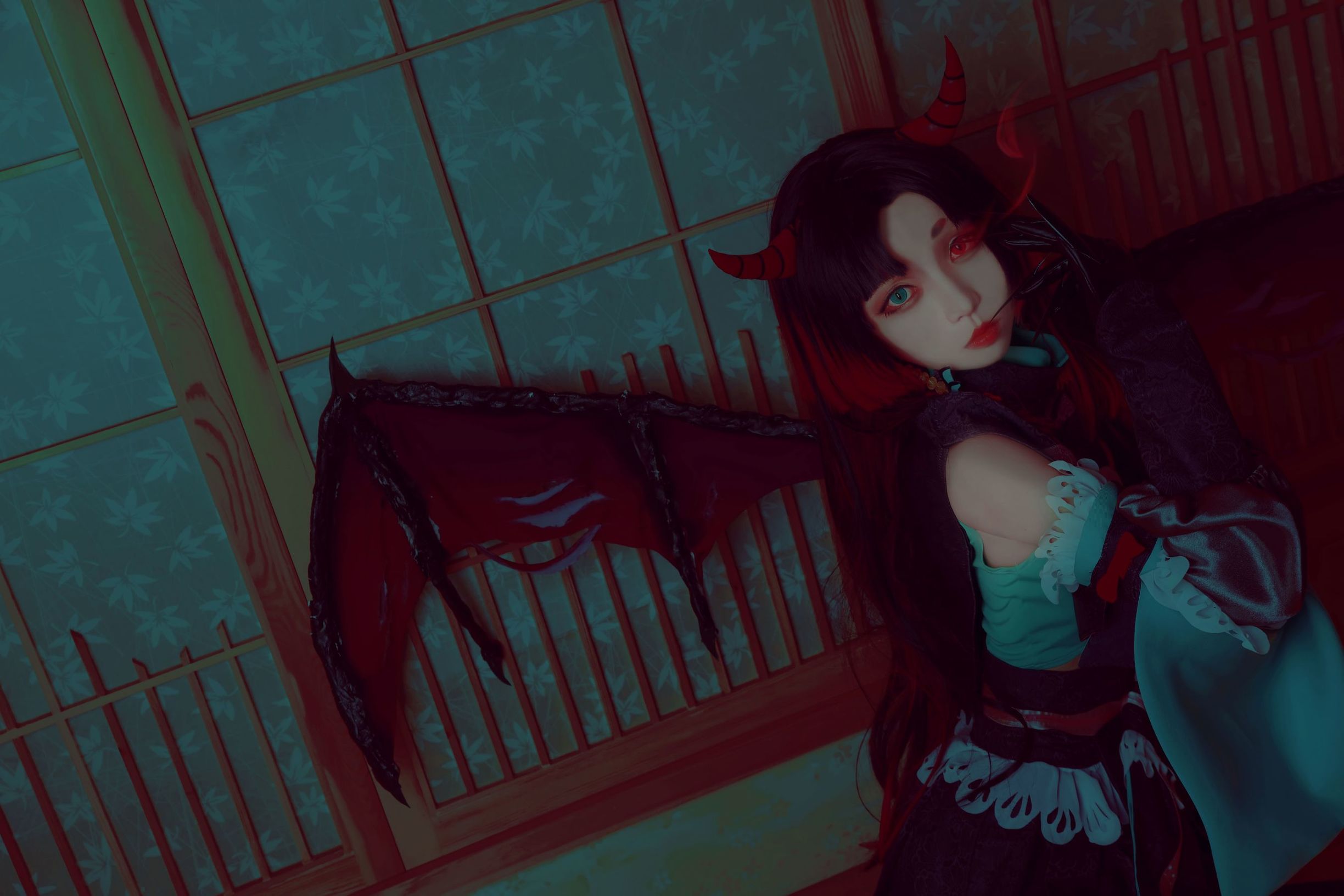 [COS福利]萌妹白易子教主阴阳师吸血姬插图9